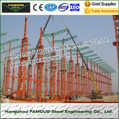 China Estándares prefabricados del aguilón de los edificios con marco de acero multi ASTM del palmo proveedor