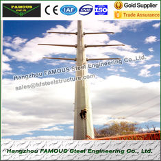China Torres tubulares de los edificios de acero industriales de los marcos de la subestación proveedor