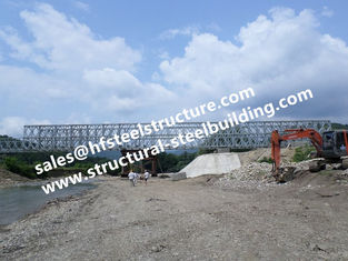 China Puentes temporales diseñados modulares de acero prefabricados del panel de Mabey de la emergencia del puente de Bailey galvanizados proveedor