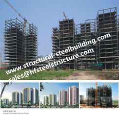 China Los apartamentos fabricaron los edificios de marco de acero multi del piso, edificios prefabricados de acero de la alta subida del rascacielos proveedor