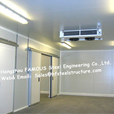 China Los paneles de pared aislados de la cámara fría de la PU del bocadillo para la unidad y el congelador de refrigeración proveedor