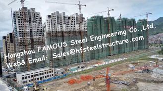 China Proyecto multi del apartamento de los edificios de marco de acero del piso de la arquitectura modular prefabricada proveedor