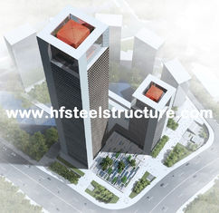 China Edificio prefabricado prefabricado industrial del marco de acero, edificio de acero de varios pisos proveedor
