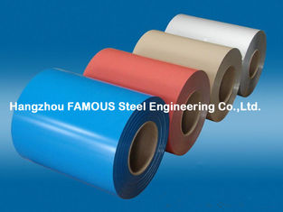 China El color cubrió la bobina de acero prepintada galvanizada sumergida caliente de acero de la bobina JIS ASTM para la hoja de acero acanalada de la techumbre proveedor