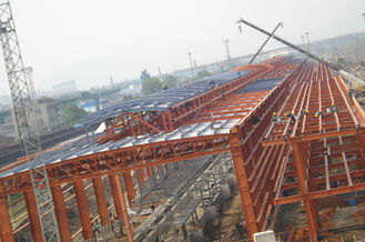 China Edificios de acero pre industriales industriales de la vertiente por PKPM, 3D3S, X-acero proveedor