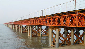 China El OEM/el puente de acero modular/el acuerdo de la soldadura de encargo prefabricaron el puente de Bailey proveedor
