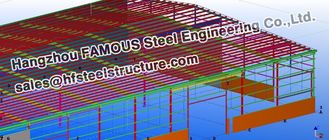 China Diseños estructurales de acero del genio civil del taller para las fabricaciones proveedor