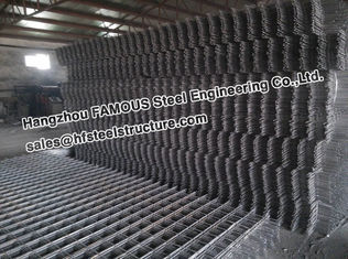 China Bloques de cemento reforzados Contruct de refuerzo de acero acanalados cuadrados de la malla proveedor