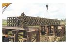 China Morden galvanizó/puente de Bailey de soldadura del acero estructural con la ayuda de metales pesados fábrica