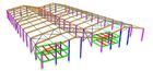 Tipo normal/especial de los diseños de ingeniería estructurales porta del marco de acero, de la estructura
