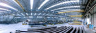 China El taller industrial galvanizado pesado de las fabricaciones del acero estructural de la inmersión caliente adopta el metal ligero fábrica