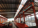 China Edificios con marco de acero de la ropa ASTM, casa prefabricada 82 x taller de acero industrial ligero 100 fábrica
