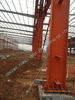 China Luz de acero industrial prefabricada de los edificios de ASTM 80 x 96 cubierta con la pintura incombustible fábrica