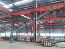 China Erección fácil modificada para requisitos particulares metal de los edificios de acero industriales prefabricados con las correas de C fábrica