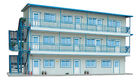 China Casa de acero prefabricada portátil de Recyling de la capa de dos/tres para la residencia temporal fábrica