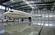  Hangar impermeable galvanizado, de pintura eléctrico del aeroplano del metal de los edificios aflautados del braguero