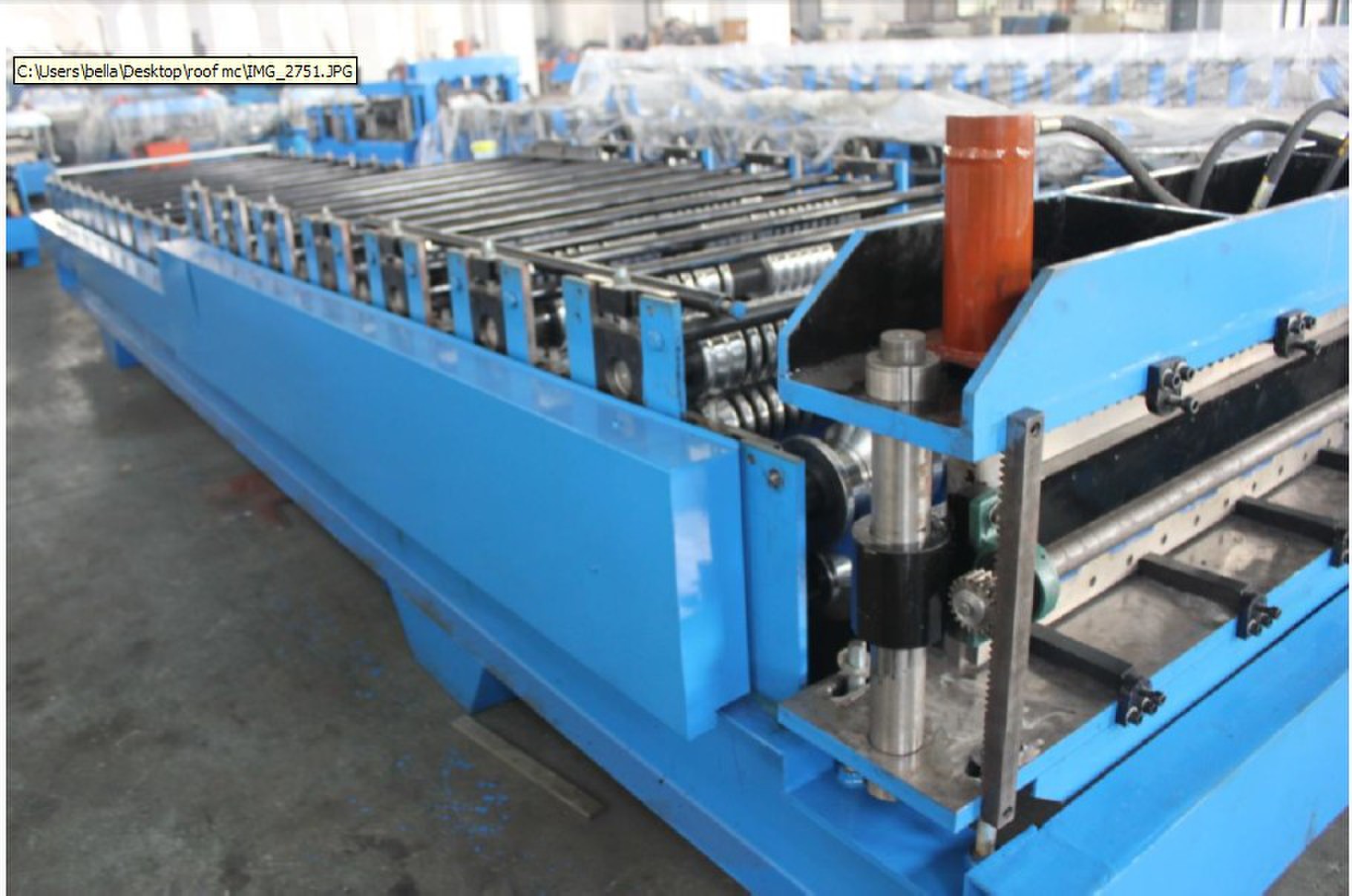 Rollo acanalado automático que forma la máquina 37KW para YX35-125-750