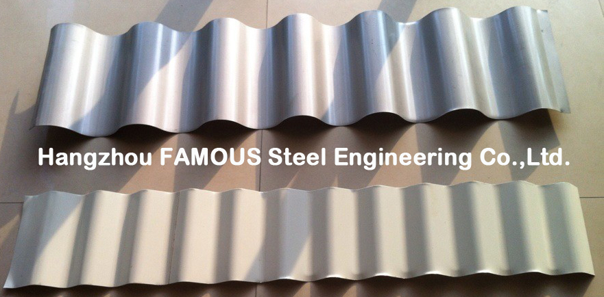 La techumbre del metal del alto rendimiento cubre el galvanizado para el edificio de acero