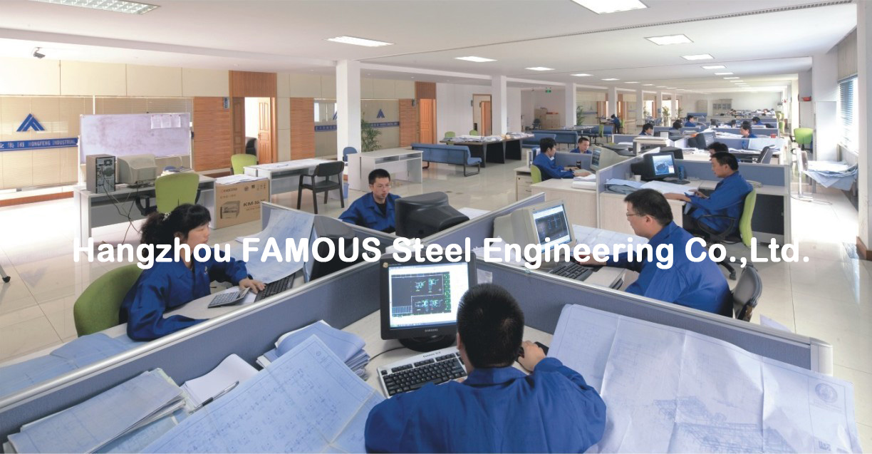 Taller de acero prefabricado de los diseños de ingeniería estructurales arquitectónicos eficientes de Prelim