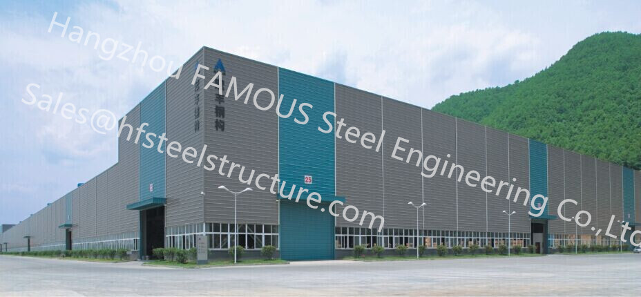 Diseños estructurales de acero del genio civil del taller para las fabricaciones