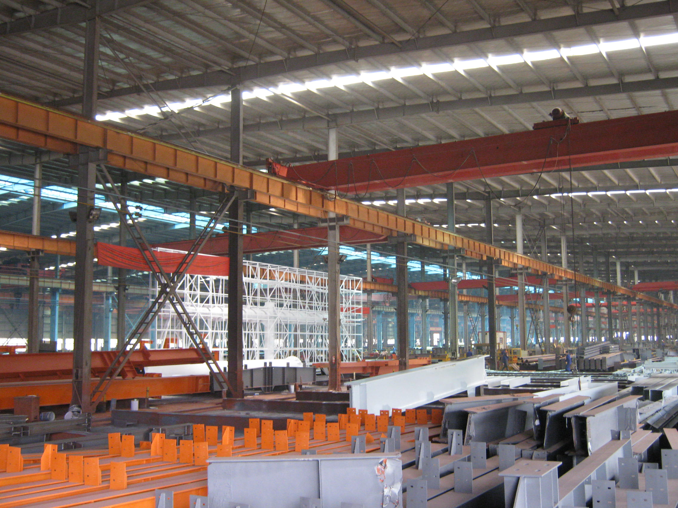 Edificios de acero industriales prefabricados, edificios estructurales de acero del solo palmo para Warehouse